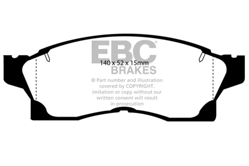 EBC - Front Yellowstuff Pad PN DP4936R