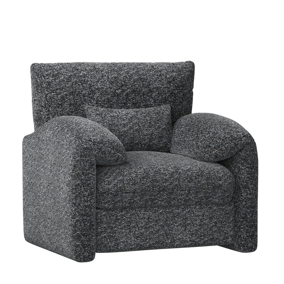 AECOJOY Oversized Armchair, Chenille Mid Century Accent Chair, Comfy Upholstered Single Sofa - Product image 1