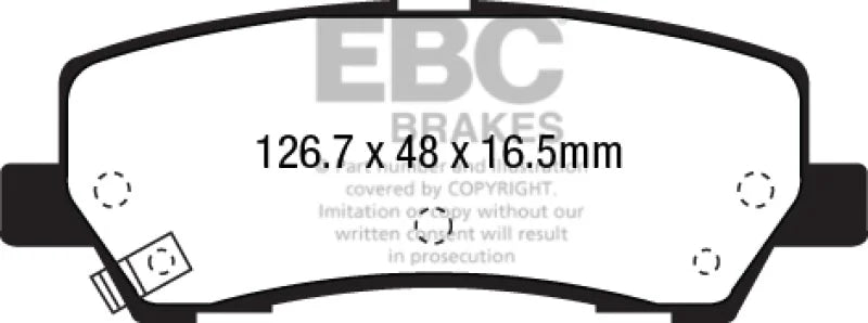 EBC - Rear Redstuff Pad PN DP33041C