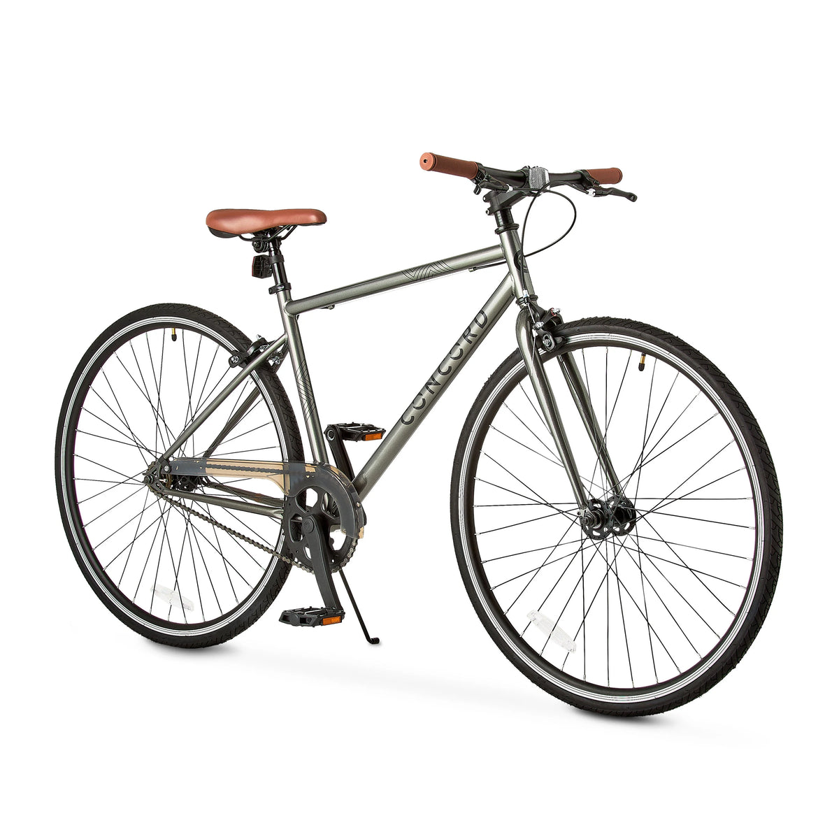 Concord Envoy City Road Bike, 700C Wheels, Grey, Fits Rider 5'4" - 6'2", Unisex, Adult - Product image 3