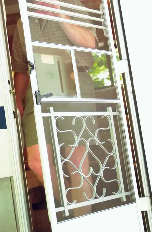 43971 Camco Screen Door Push Bar Three Bar Style
