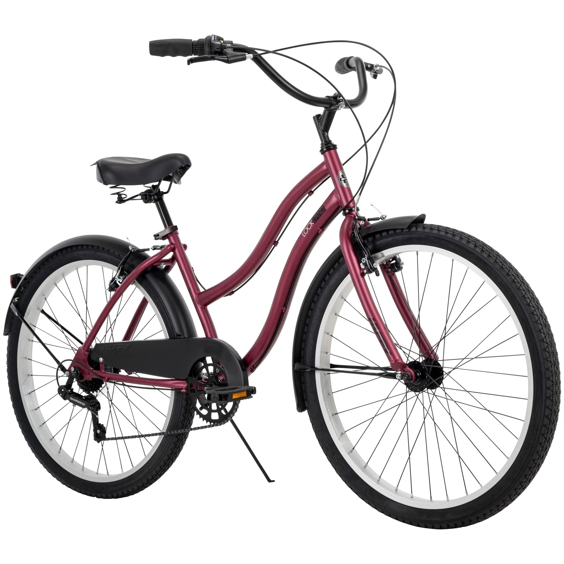 26" Huffy Lockland Cruiser Bike, 7 - Speeds, Padded Saddle, Pink, Ages 12+ - Product image 9