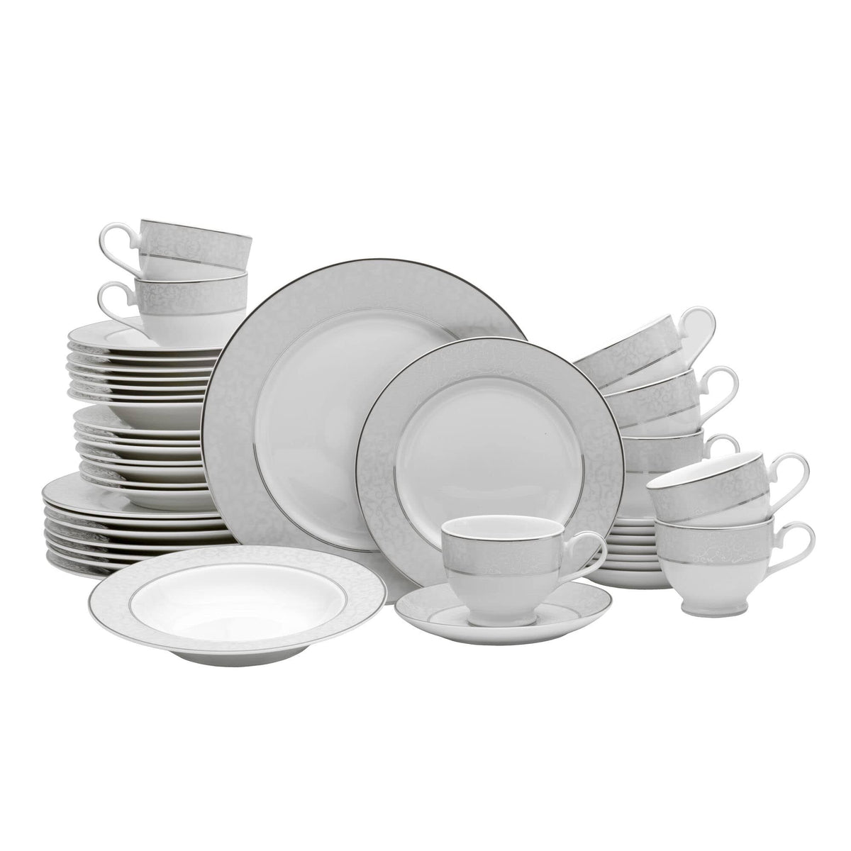 Mikasa 5224232 40-Piece Dinnerware Set, Parchment - Product image 1