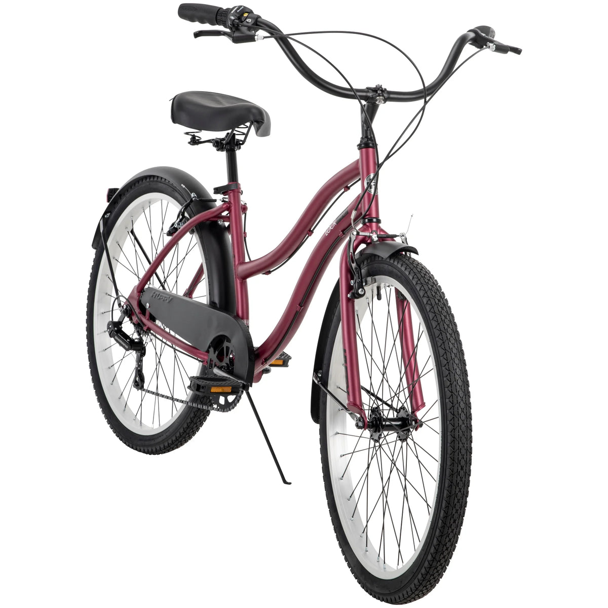 26" Huffy Lockland Cruiser Bike, 7 - Speeds, Padded Saddle, Pink, Ages 12+ - Product image 8