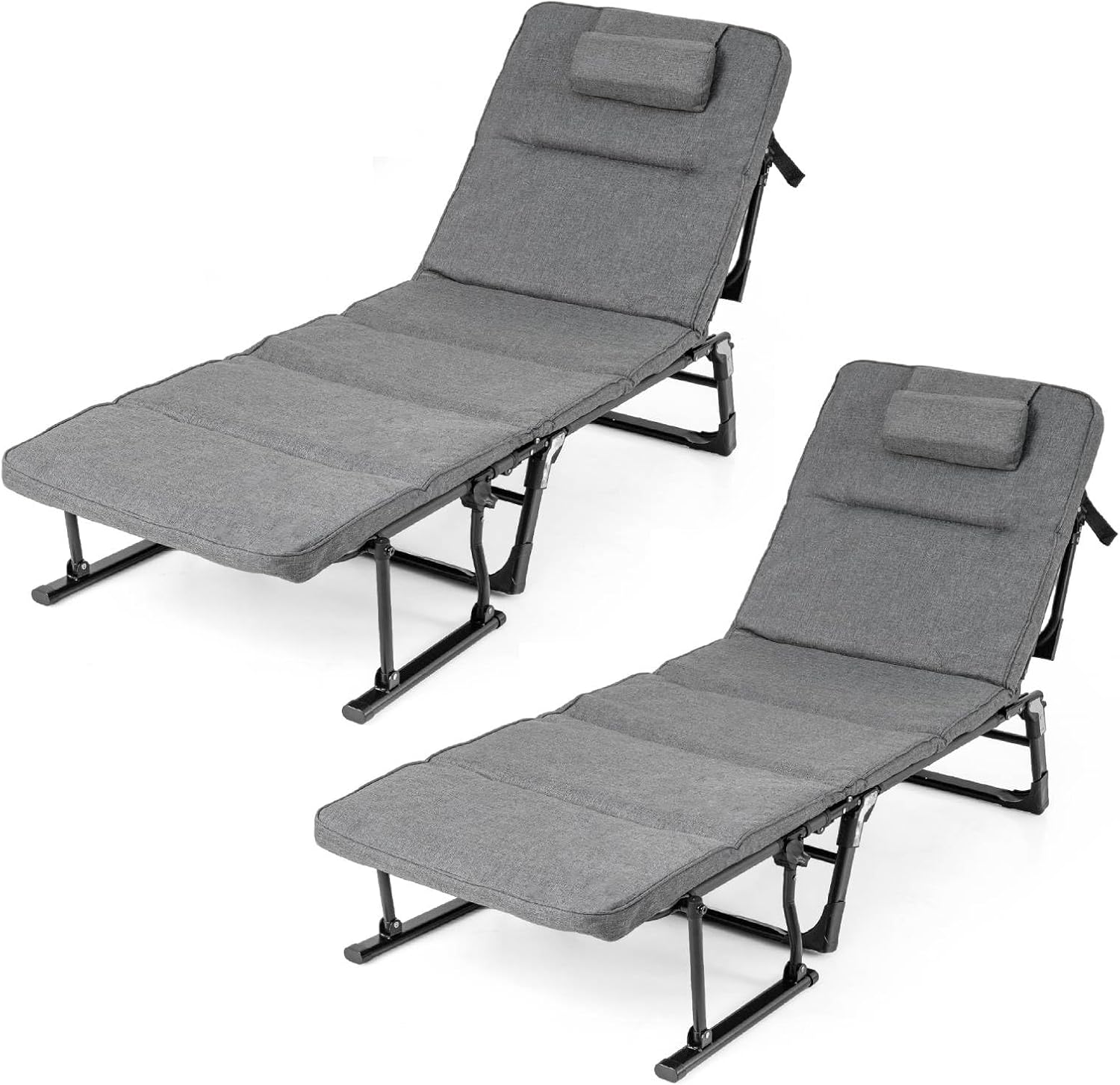 Tangkula 3 in 1 Convertible Lounge Chair Outdoor with Cushion - Product image 10
