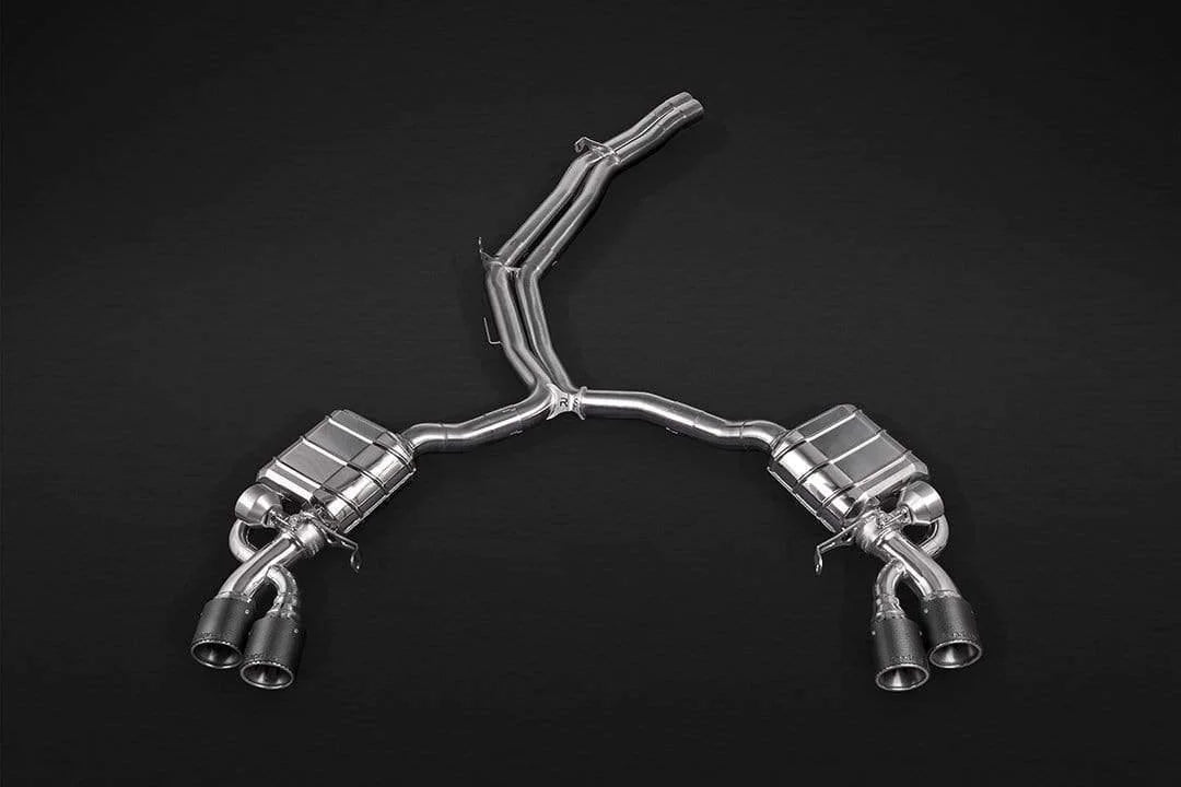 Audi RS5 (B9/F5) Valved Catback Exhaust System, Carbon Tips, with CES-3