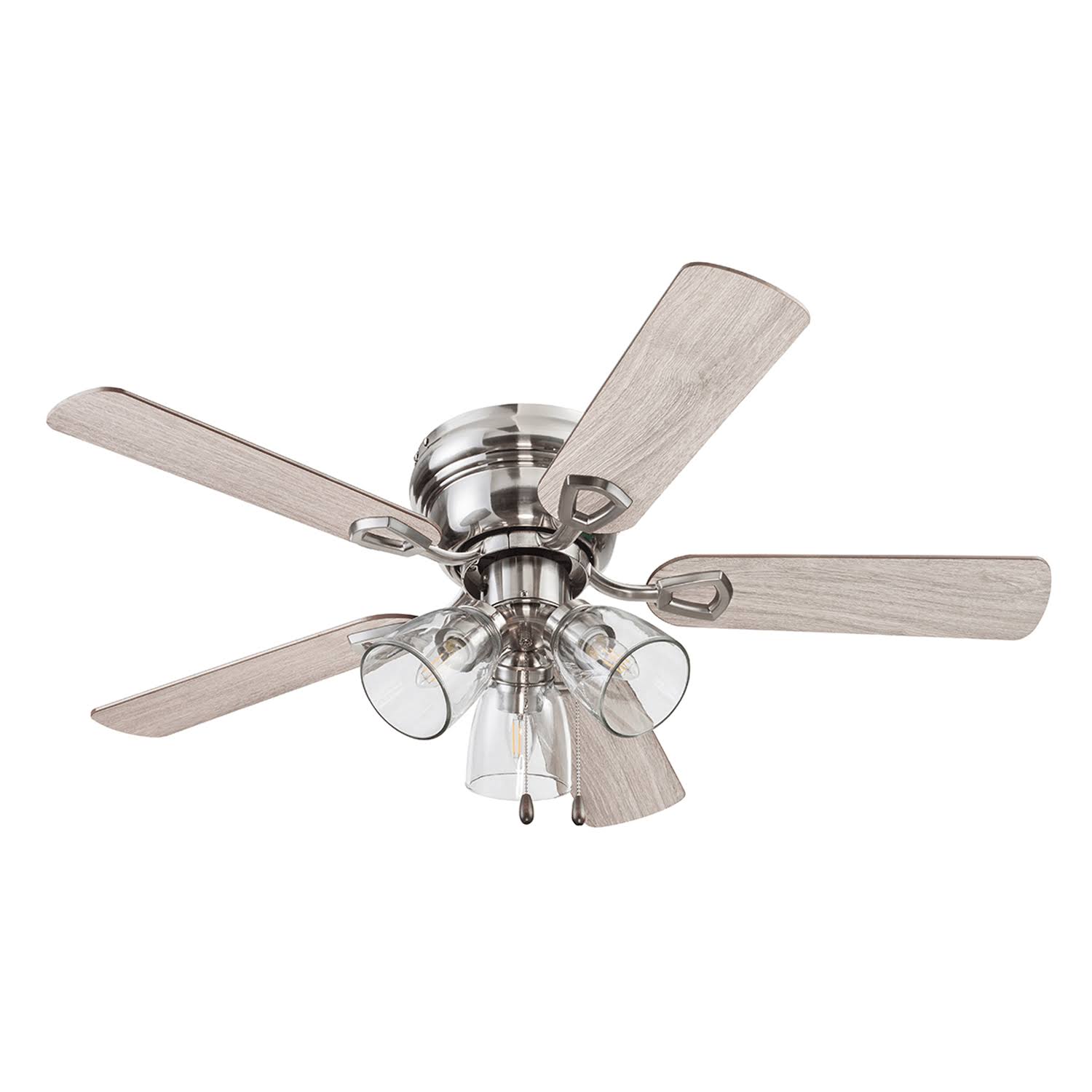 42" Prominence Home Renton Indoor Ceiling Fan, Brushed Nickel - Product image 1