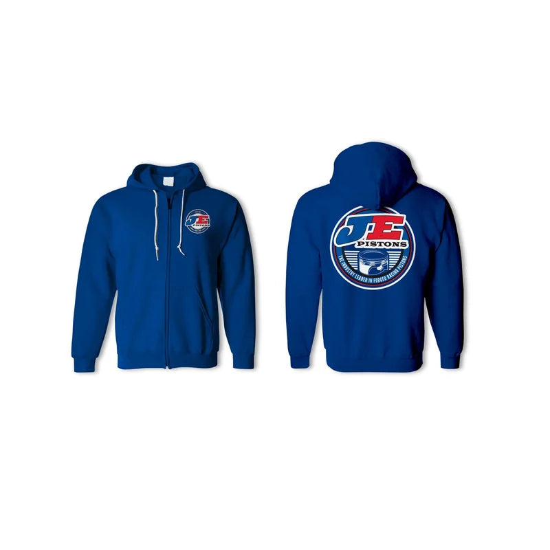 JE Pistons Hooded Sweatshirt Zip-up 2X-Large W1538XXL