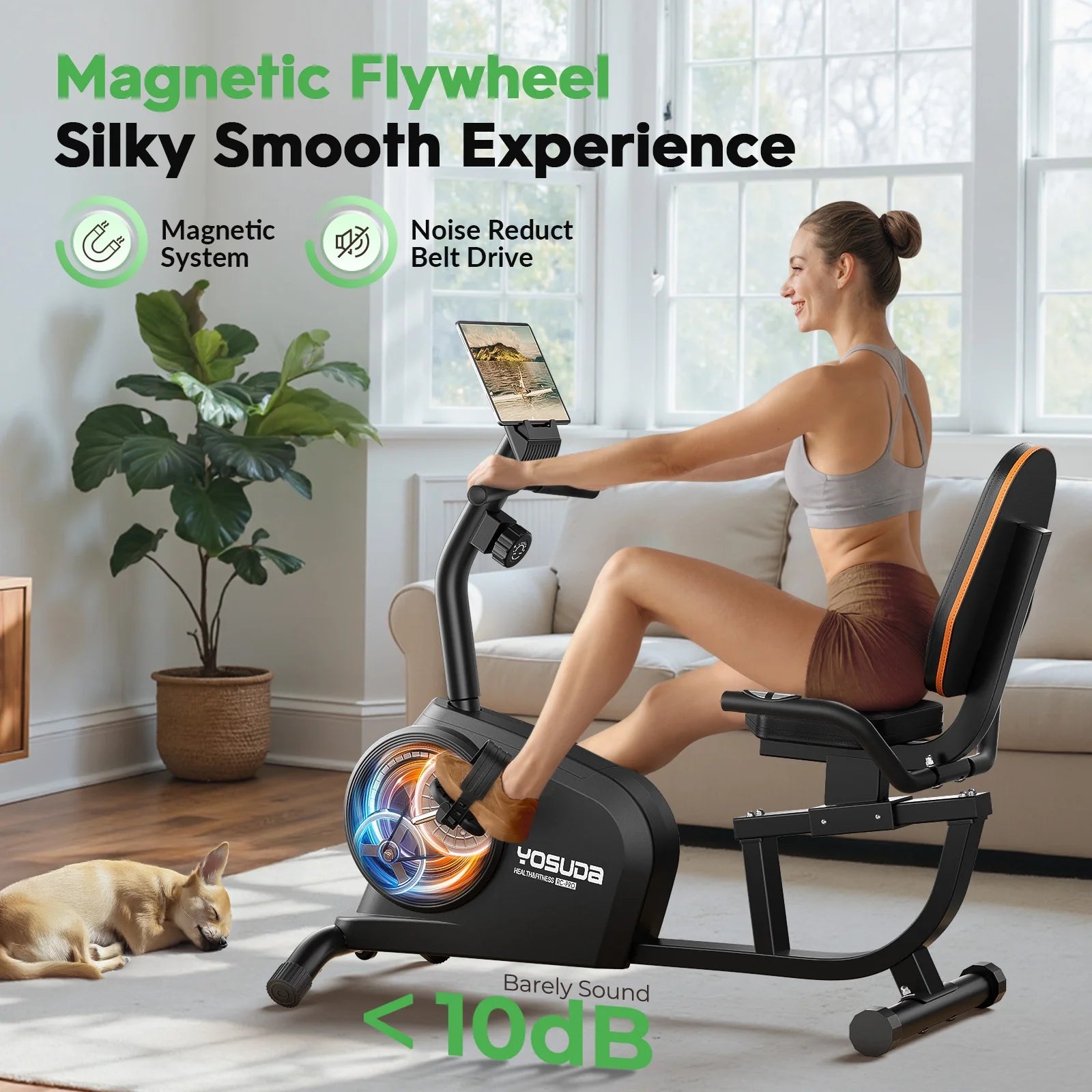 Yosuda Recumbent Exercise Bike for Senior for Home with 350 lb Capacity - Product image 16