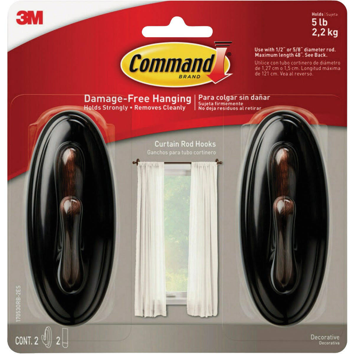 Command Window Hooks Oil Rubbed Bronze - Product image 1