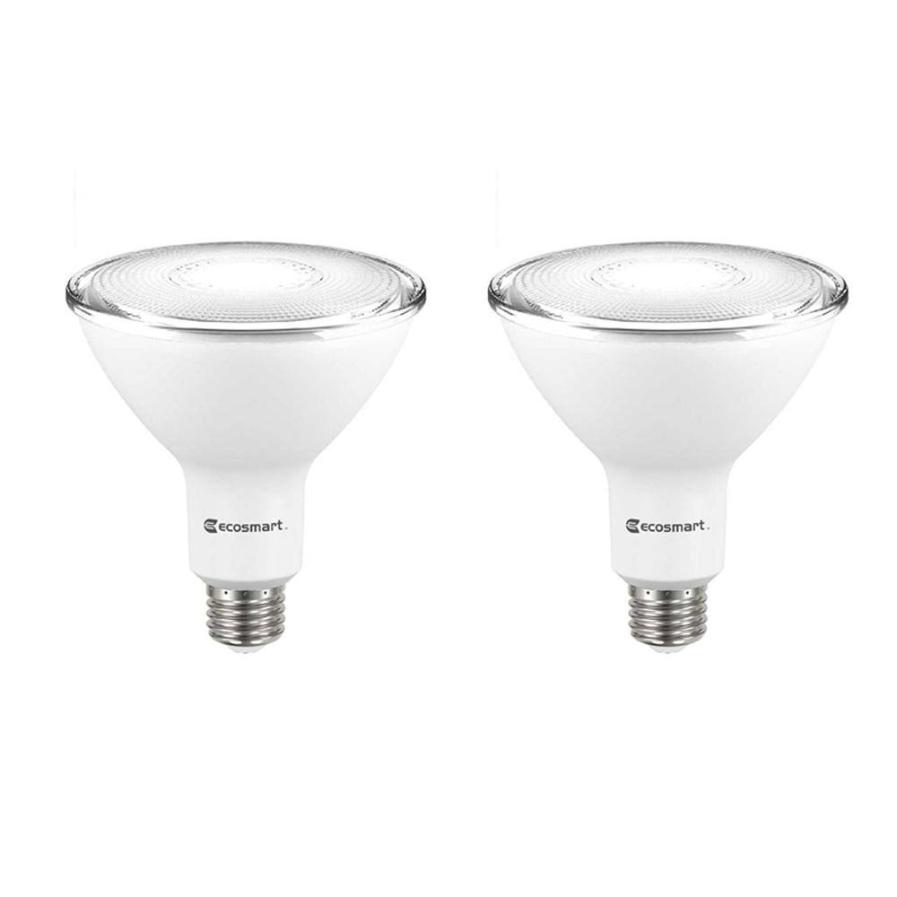 Ecosmart 90-Watt Equivalent PAR38 Dimmable Energy Star Flood LED Light Bulb Bright White (2-Pack) - Product image 1