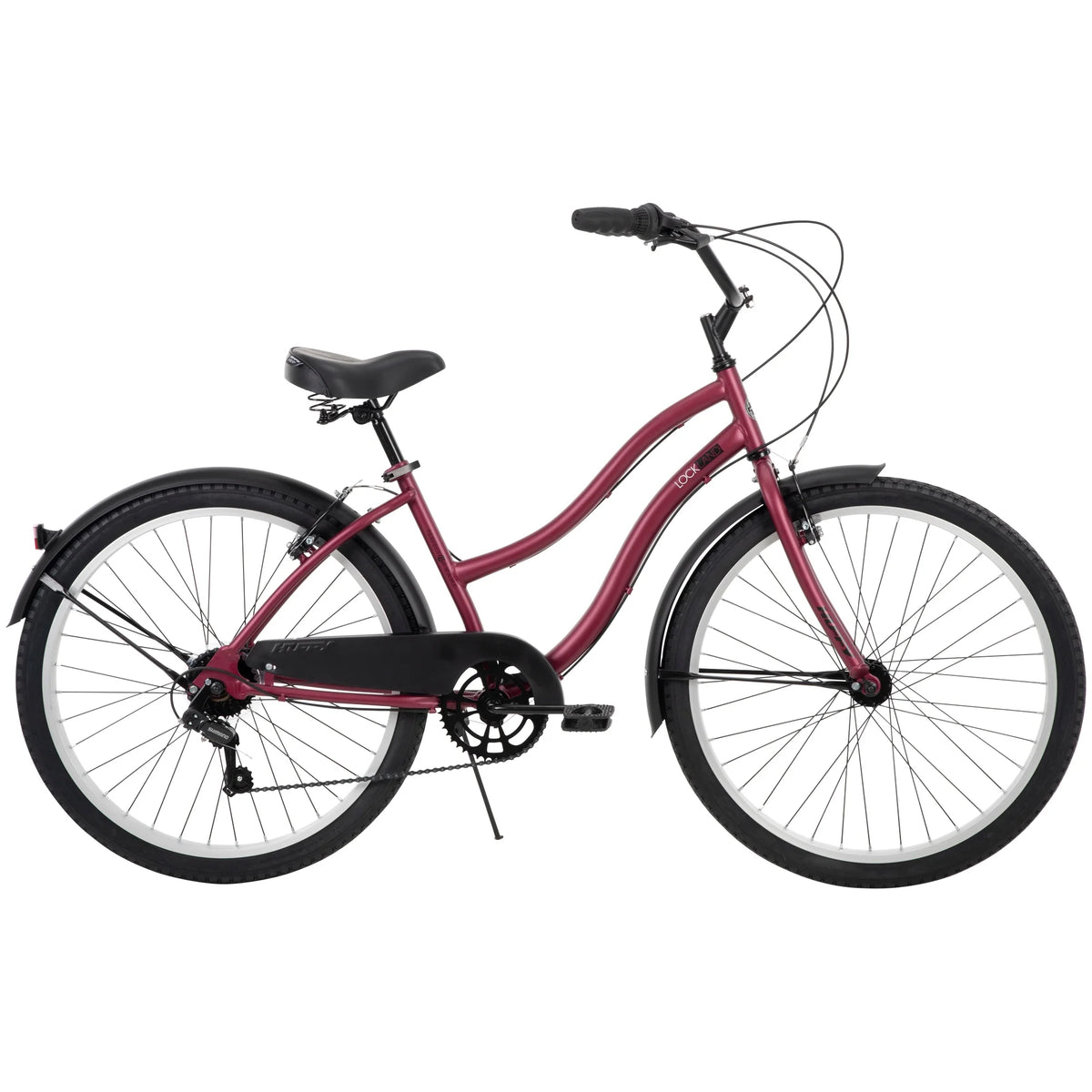 26" Huffy Lockland Cruiser Bike, 7 - Speeds, Padded Saddle, Pink, Ages 12+ - Product image 10