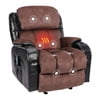 Leather Massage Recliner Chair, Modern Electric Power Rocker with Heated Massage, Ergonomic Lounge Chair - Product image 6