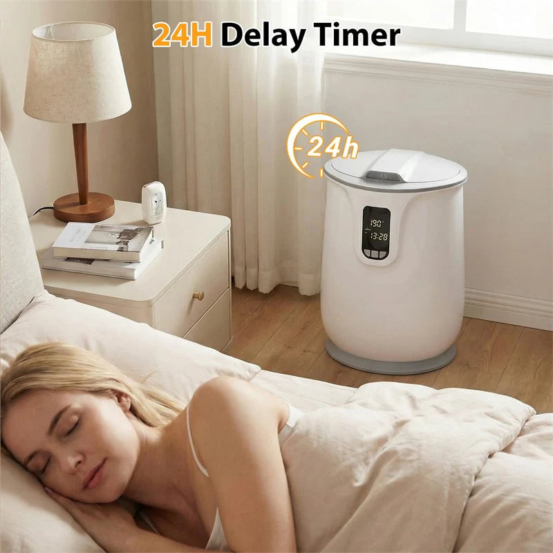 20L Hot Towel Warmer Bucket, Luxury Blanket Warmer with 3 Heat Levels, Adjustable Timer & LCD Display - Product image 3