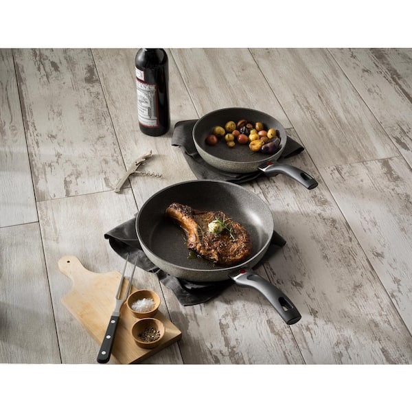 Parma 10-Piece Aluminum Ceramic Nonstick Cookware Set in Gray - Product image 5