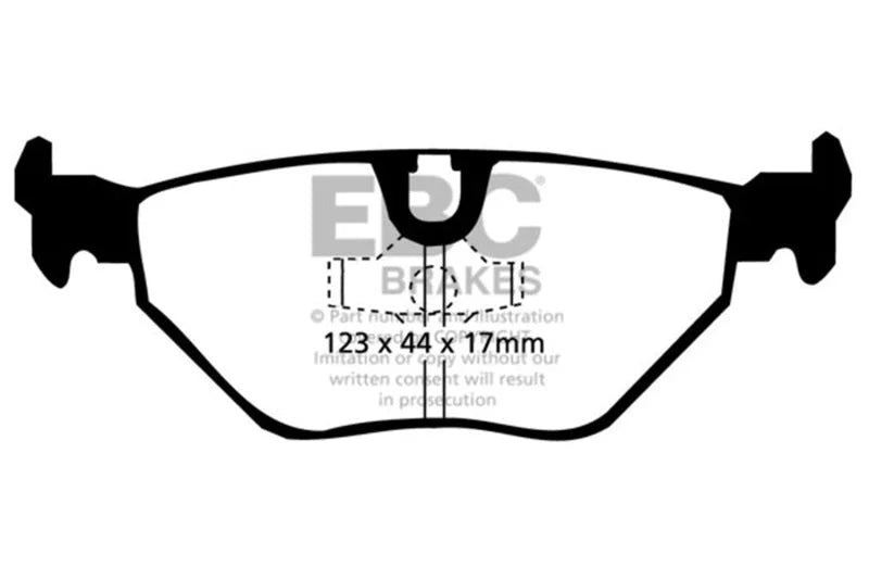 EBC - Rear Redstuff Pad PN DP3690C