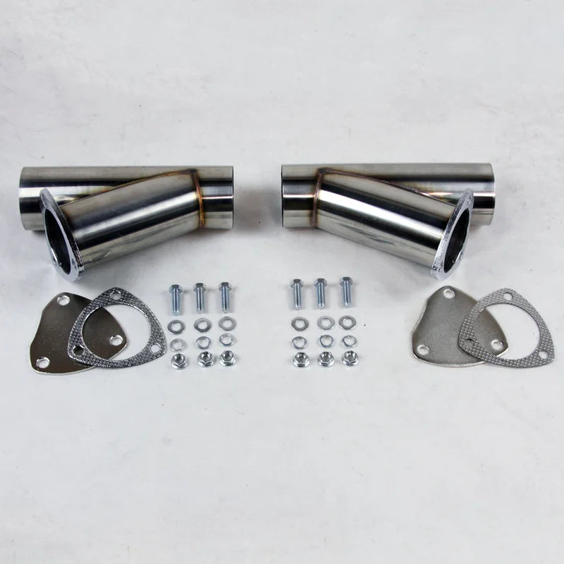 Granatelli Manual Exhaust Cutouts - Stainless Steel - Weld In 306520D
