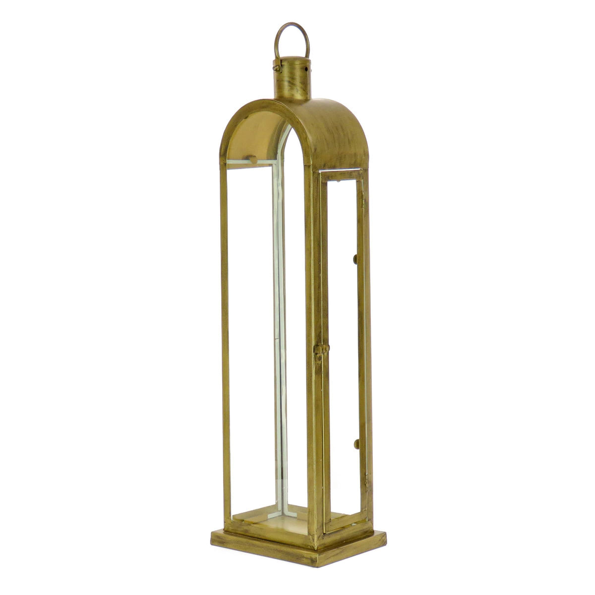 HGTV Home Collection Arched Candle Lantern, Christmas Themed Home Decor, Large, Antique Bronze, 28 in - Product image 1