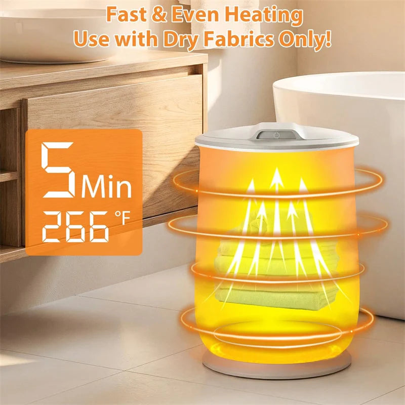 20L Hot Towel Warmer Bucket, Luxury Blanket Warmer with 3 Heat Levels, Adjustable Timer & LCD Display - Product image 5