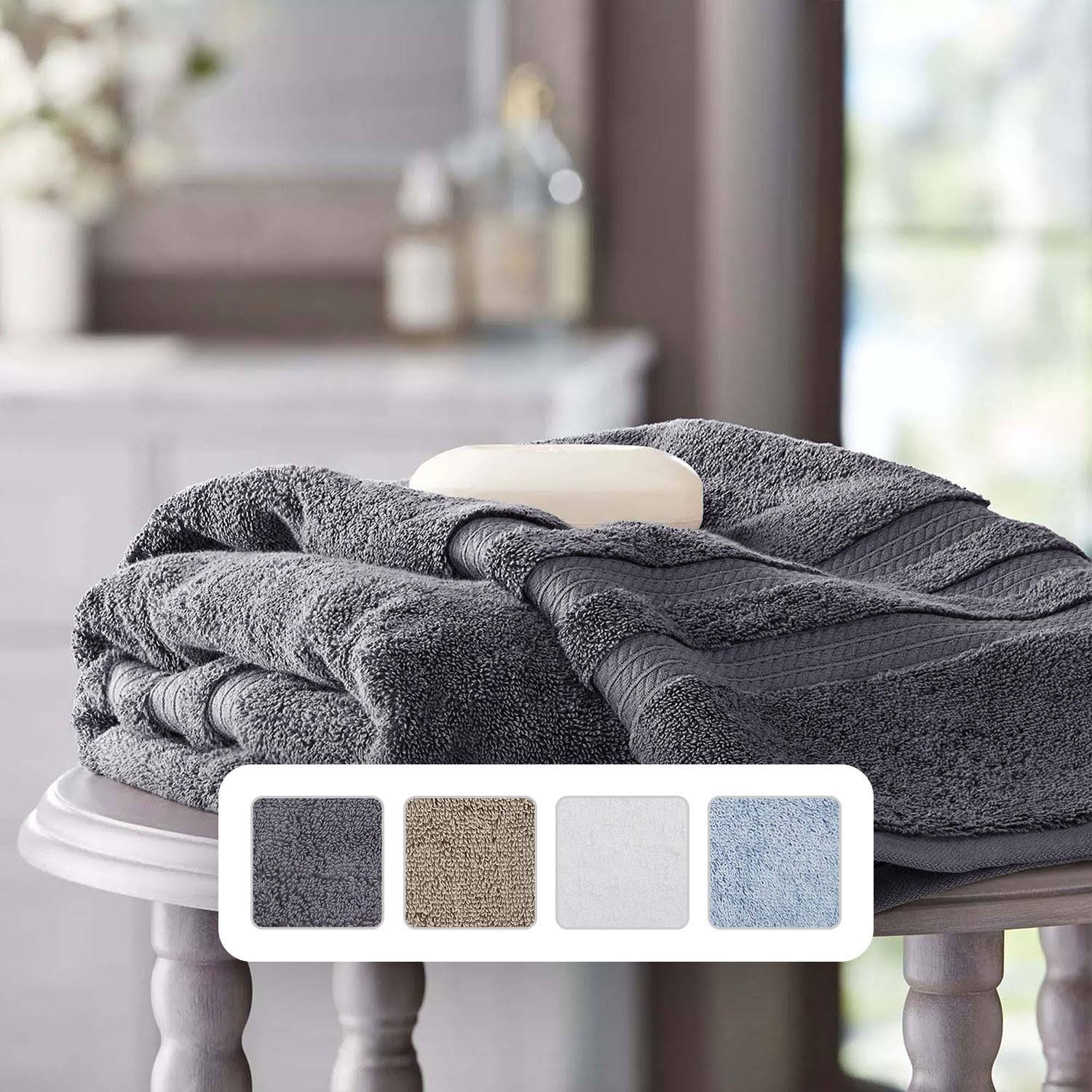 Member's Mark Hotel Premier Collection Oversized Bath Towel in Zinc, 30x58 - Product image 1