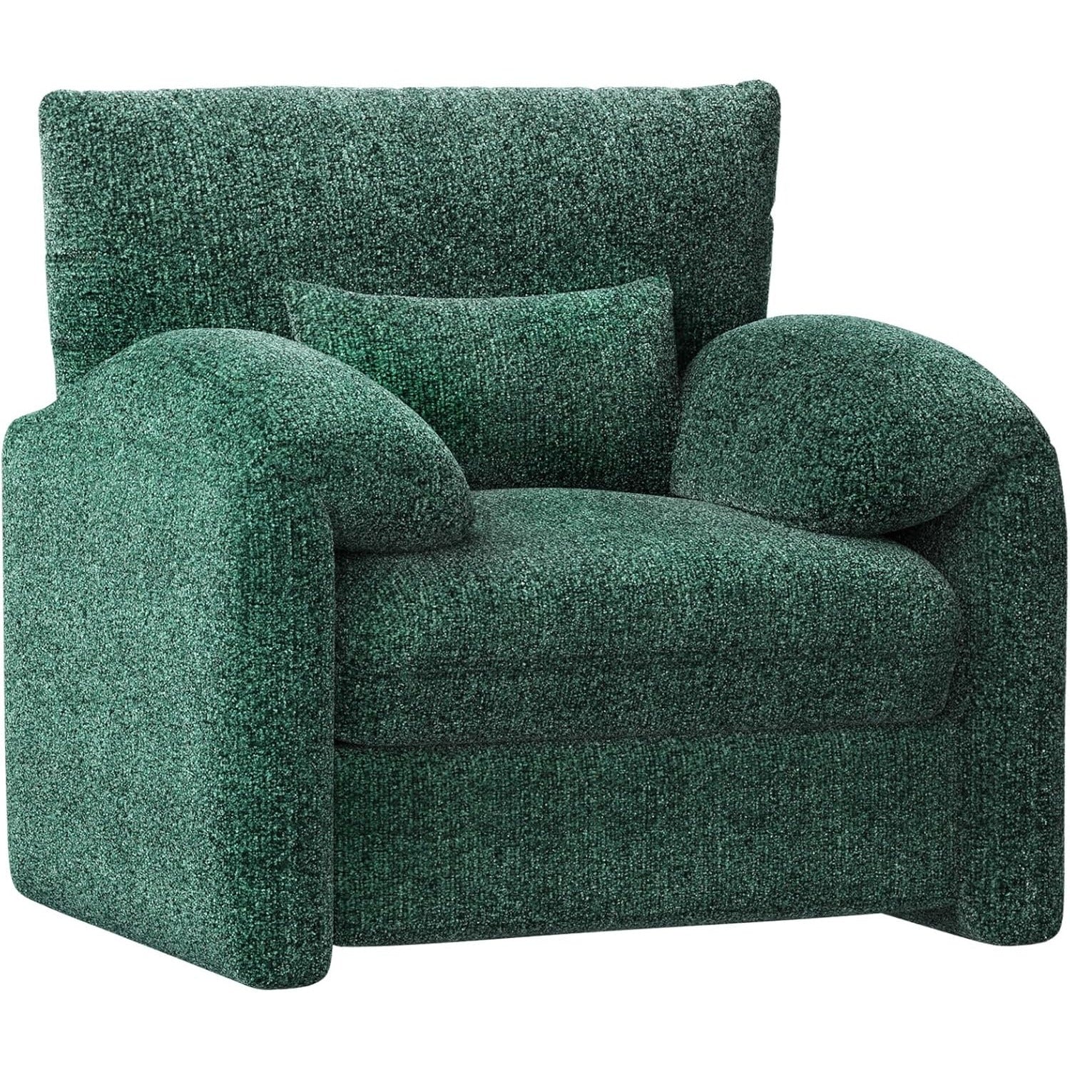 AECOJOY Oversized Armchair, Chenille Mid Century Accent Chair, Comfy Upholstered Single Sofa - Product image 13