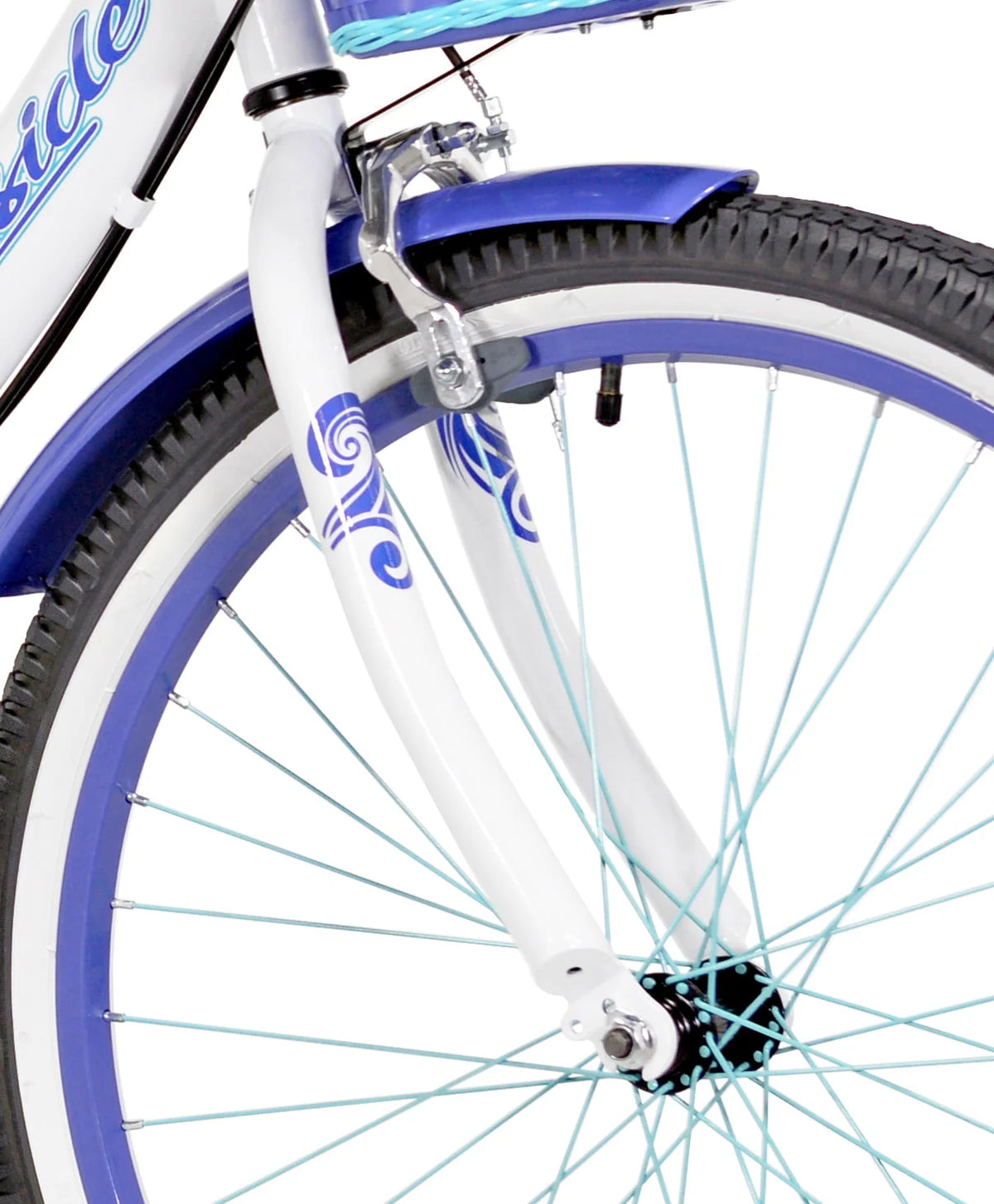 Kent 24" Bayside Multi - Speed Girl'S Bike, White/Purple - Product image 2
