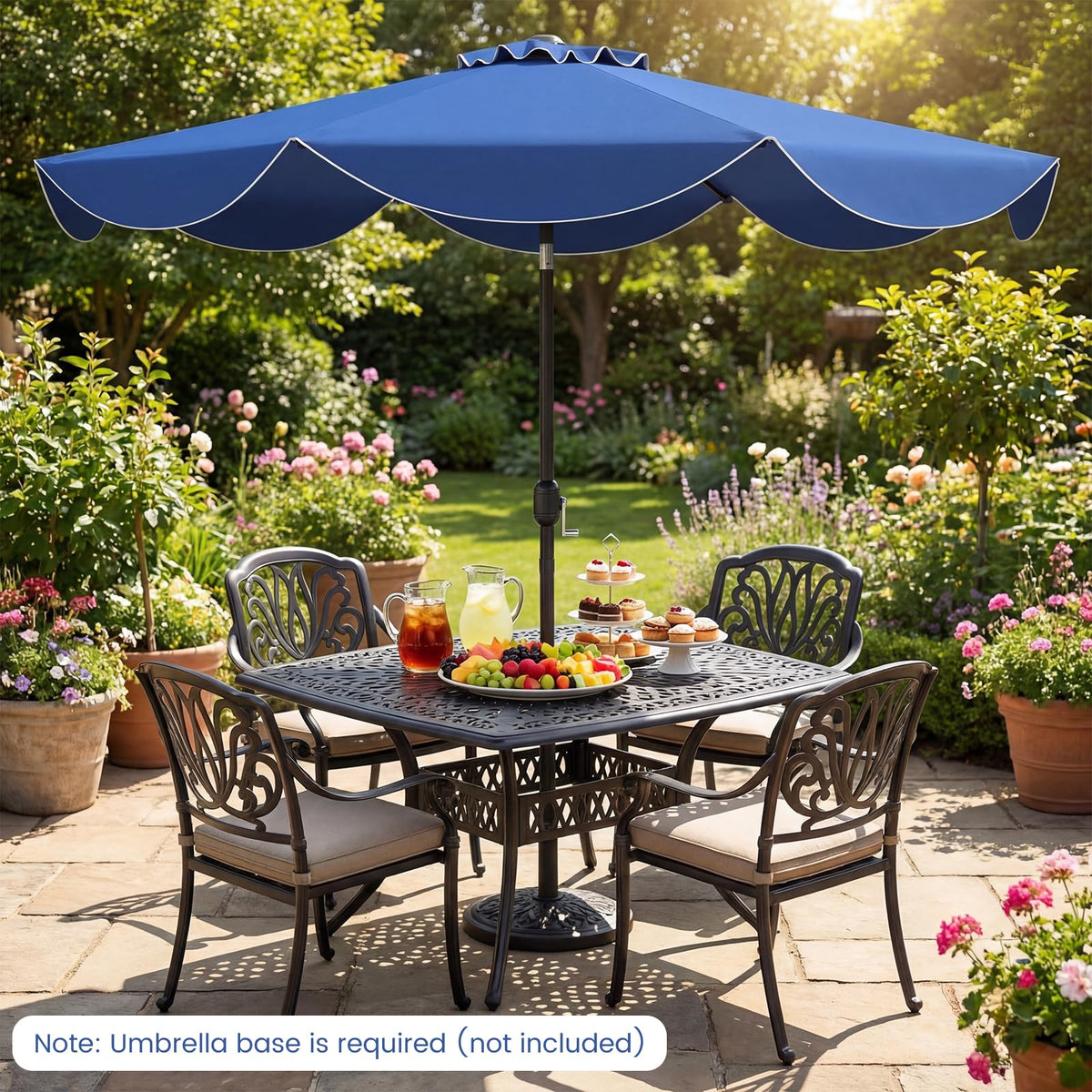 Tangkula 9 FT Patio Umbrella w/Crank Handle - Product image 2