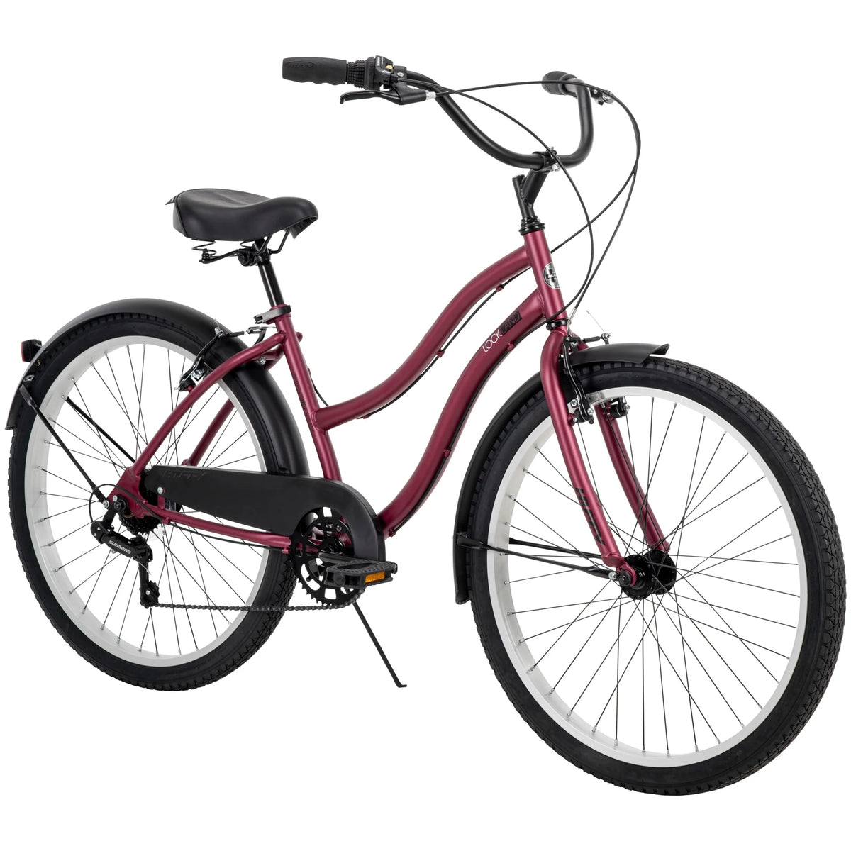 26" Huffy Lockland Cruiser Bike, 7 - Speeds, Padded Saddle, Pink, Ages 12+ - Product image 17