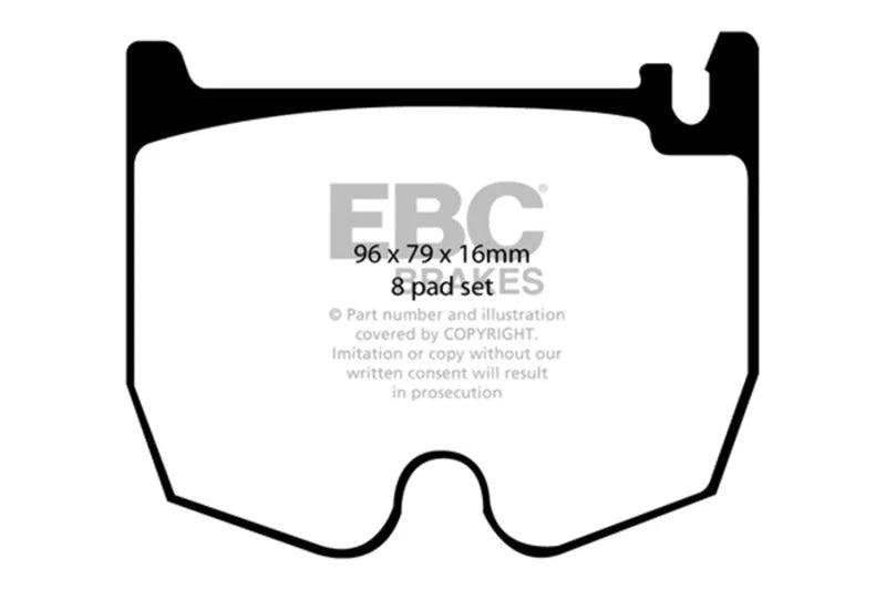 EBC - Front Yellowstuff Pad PN DP41486R