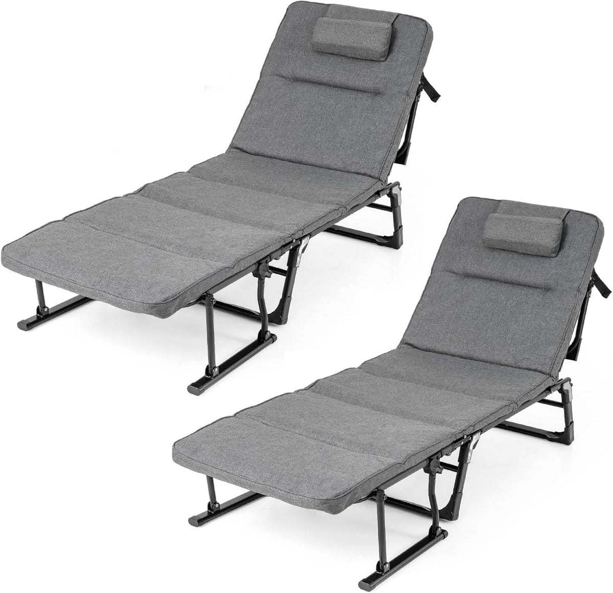 Tangkula 3 in 1 Convertible Lounge Chair Outdoor with Cushion - Product image 10
