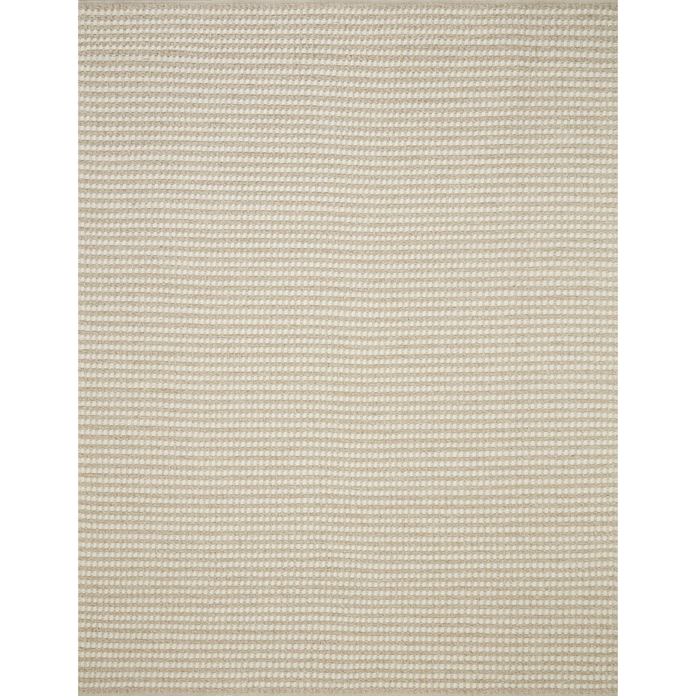 Amber Lewis x Loloi Ojai Ivory / Natural Area Rug White Square 1'6"