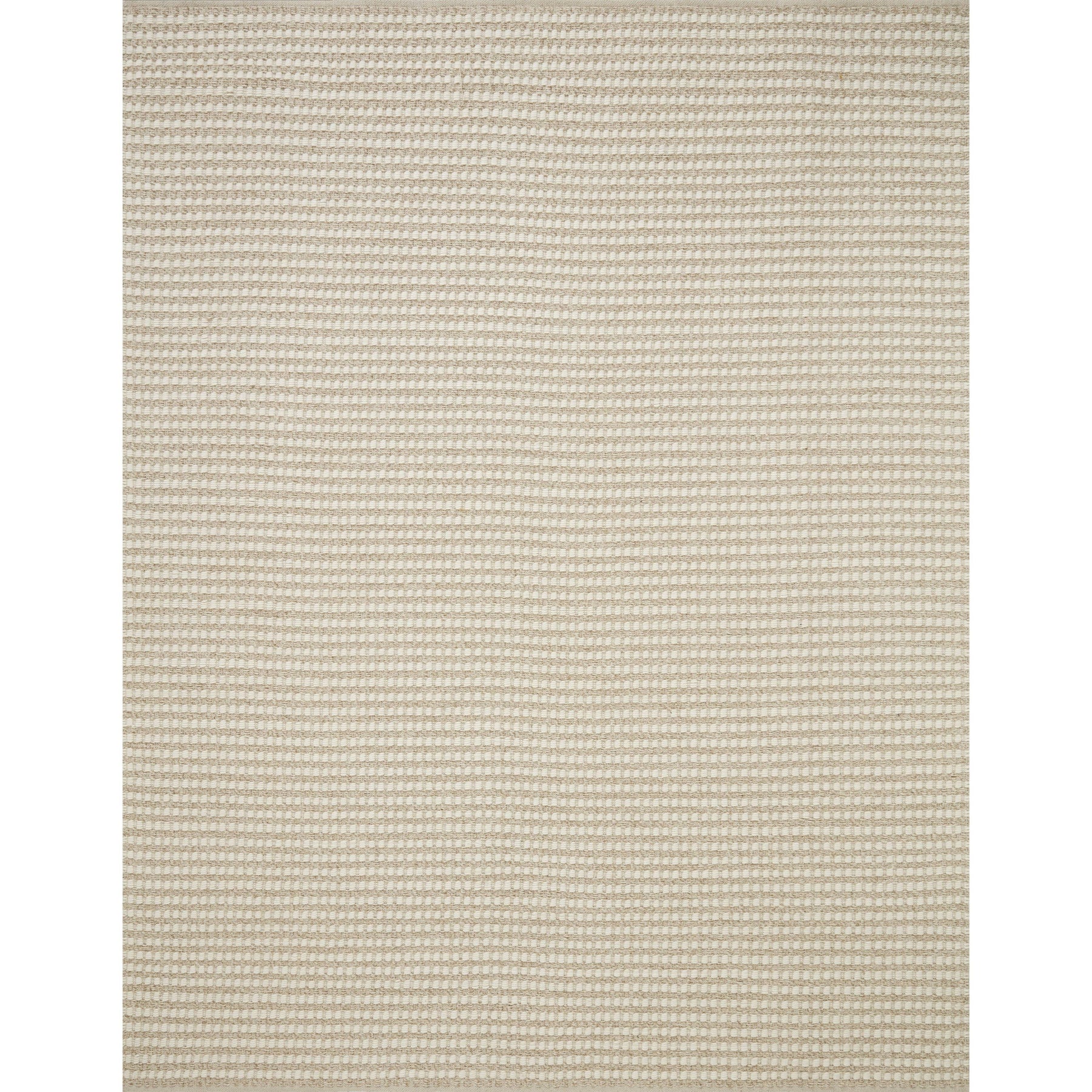 Amber Lewis x Loloi Ojai Ivory / Natural Area Rug White Square 1'6" - Product image 1