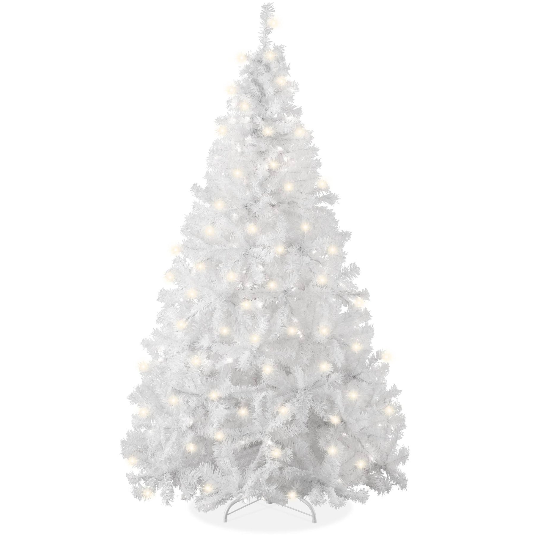 Best Choice Products 4.5ft Pre-Lit Premium Hinged Artificial Christmas Pine Tree w/ 200 Lights - Product image 1