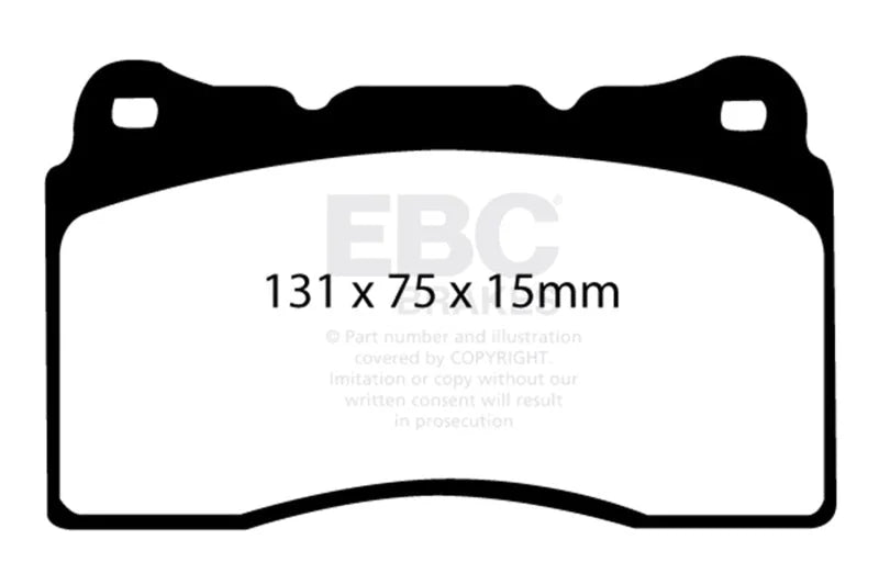 EBC - Front Greenstuff Pad PN DP21210