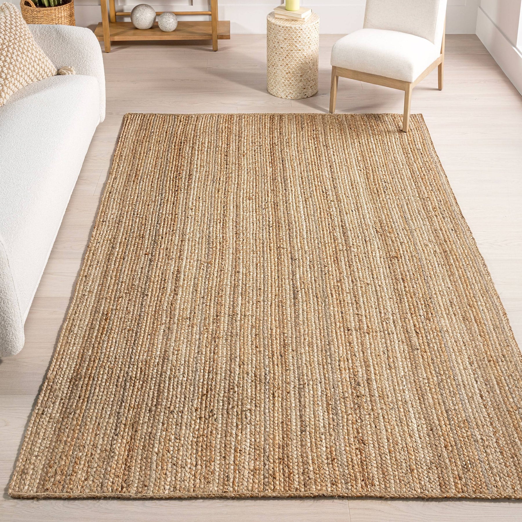 10'x13' Hand Woven Rigo Jute Area Rug Natural - nuLOOM - Product image 1