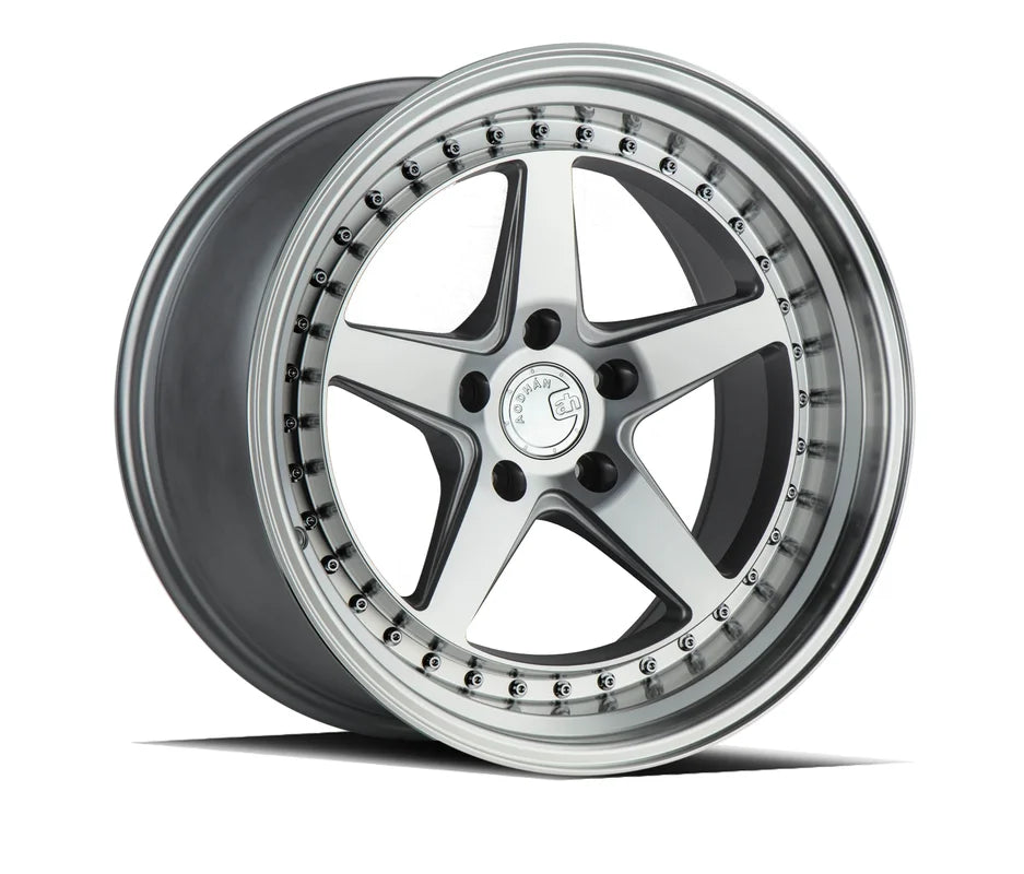 Aodhan DS05 18" 5x114.3 Silver w/Machined Face
