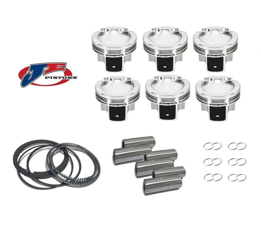 Piston Set by JE - 86.5mm Standard Bore | 9.0:1 CR | Stock Stroke - 89.6mm - S52 BMW