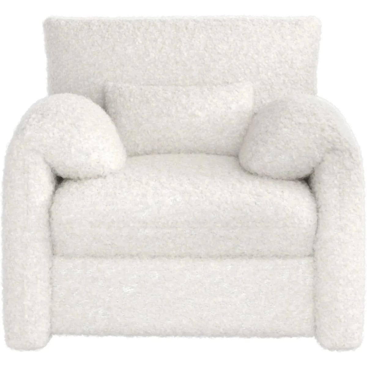 AECOJOY Oversized Armchair, Chenille Mid Century Accent Chair, Comfy Upholstered Single Sofa - Product image 8