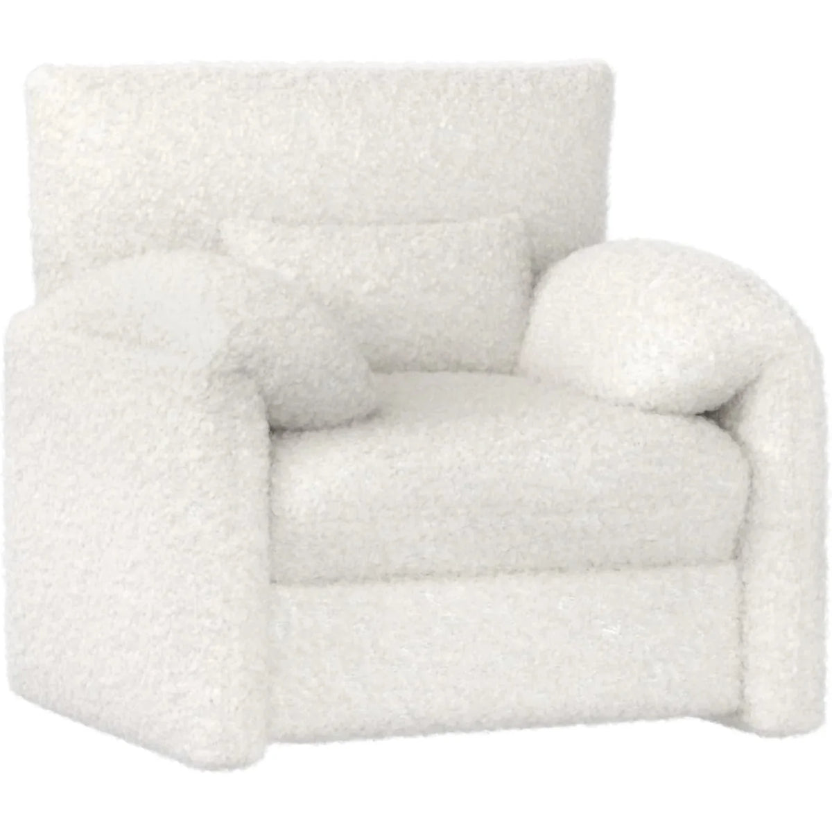 AECOJOY Oversized Armchair, Chenille Mid Century Accent Chair, Comfy Upholstered Single Sofa - Product image 9
