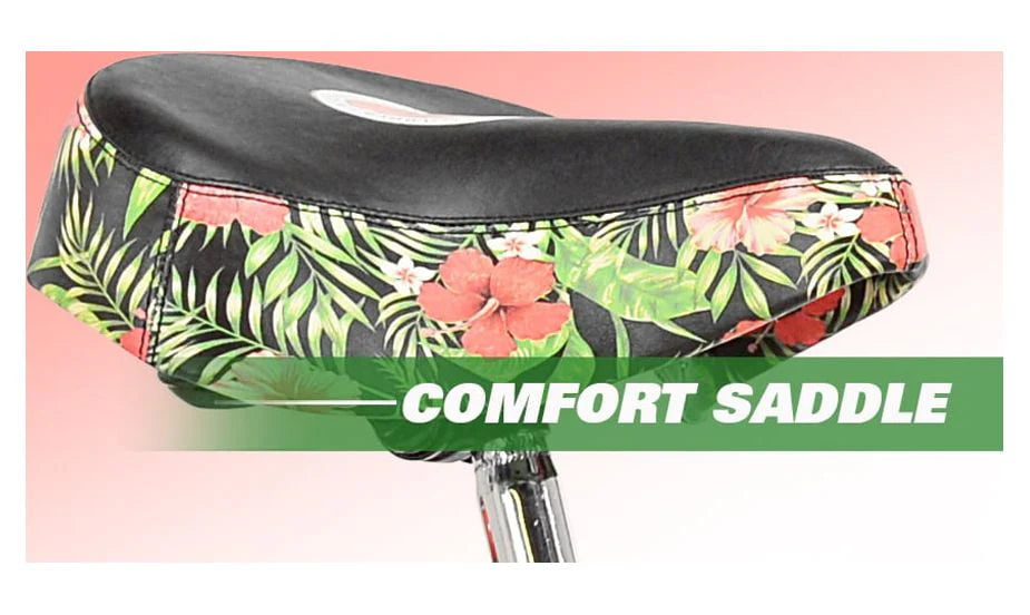 Margaritaville 24" Island Life Multi Speed Girl'S Bike, Coral/Green