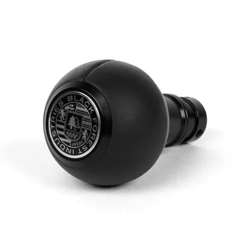 BFI GS2 Heavy Weight Shift Knob - Black Nappa Leather - Black Anodized (981 / 991 Porsche Fitment)