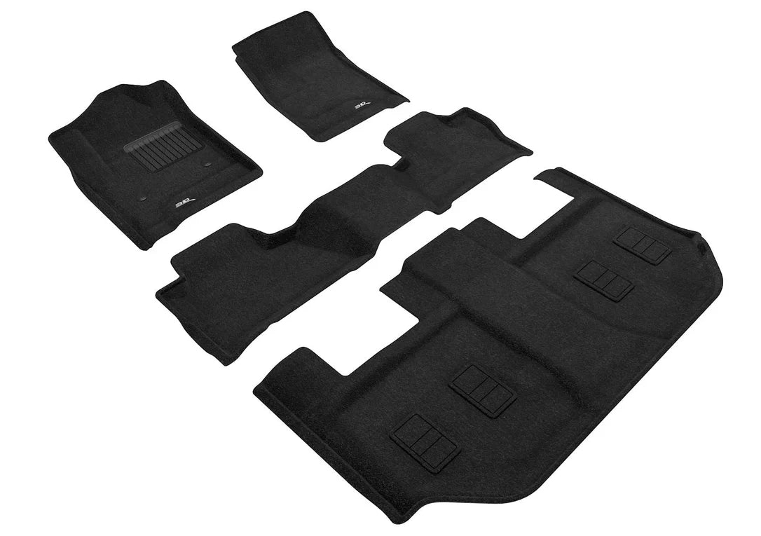 3D MAXpider L1CH05804709 - 15-20 Chevrolet Suburban With Bucket 2Nd Row Elegant Black R1 R2 R3